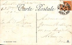 CPA Menton Les Rochers Rouges Et La Frontiere Italienne