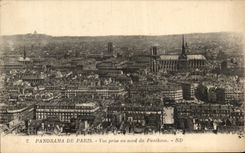 CPA Panorama De Paris Vue Prise Au Nord Du Pantheon