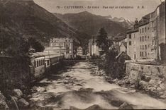 CPA Cauterets the Station Seen On Cabaliros