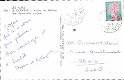 CPA Les Plpes Le Queyras Vallee De Molines Une Demoiselle Coiffee