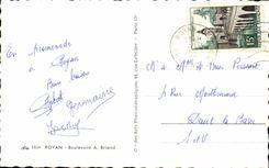 CPA Royan Boulevard A Briand