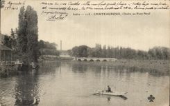 CPA Indre Chateauroux L'Indre au Pont Neuf