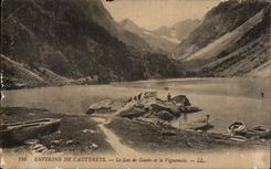 CPA Environs De Cauterets the Lake Gaube and Vignemale