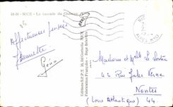 CPA Nice the Cascade of the Castle