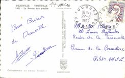 CPA Trouville Deauville the Basin of the Yachts Boats