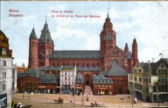 CPA Mainz Mayence Dom u Markt