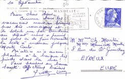 CPA Cannes the Beach the Small cross and hotels