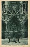 CPA Rheims the Cathedral Large Gate