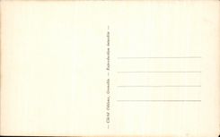 CPA Grenoble la nuit et les Alpes