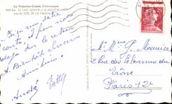 CPA Le Lac Leman Et Le Mont Blanc Vus Du De La Faucille