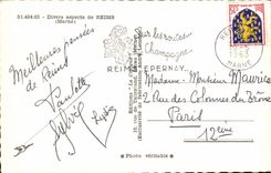 Various CPA Aspects De Rheims Champagne