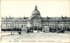 CPA Paris Hotel des Invalides Entree sur I'Esplanade