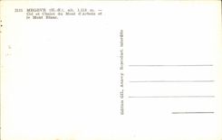 CPA Megeve Collar And Chalet Of the Mount Of Alpine laburnum And Mont Blanc