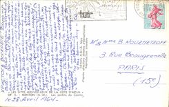 CPA Les Sites Merveilleux De La Cote Menton Les jardins du casino