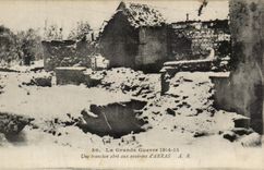 CPA La Grande Guerre Une Tranche abri environs d'Arras Militaria