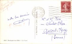 CPA Boulogne on Sea the Dam