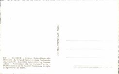 CPSM Saumur Eglise Notre Dame de Nantilly Le Grand Pretre refuse I'offrande de Joachim