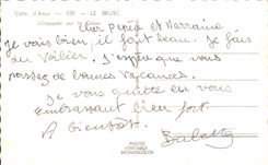 CPA Cote d'Azur Le Brusc Echappee sur le Gaou