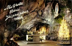CPA Lourdes La Grotte Miraculeuse The Miraculous Grotto La Grotta Miracolosa De
