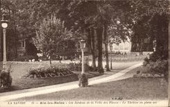 CPA Aix Les Bains Les Jardins de la Villa des Fleurs Le Theatre en plein air