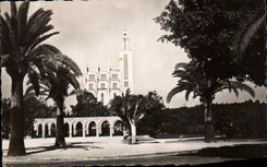 CPA Casablanca Eglise du Sacre Coeur Maroc 