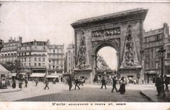 CPA Paris Boulevard et porte St Denis