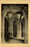 CPA Abbaye Du Mont Saint Michel Crypte Des Gros Piliers