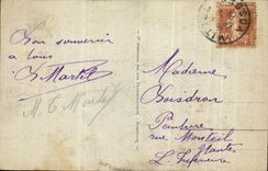 CPA Vittel the Park the Large one Allee