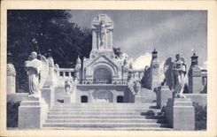 CPA La Basilique De Lisieux Le Chemin de Croix