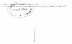 CPA Env de Cauterets the Lake Gaube