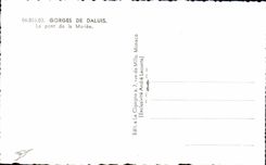 CPA Gorges De Daluis Le pont de la mariee