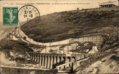 CPA Rouen Bonsecours the Tram of Bonsecours and the Funicular