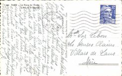 CPA Paris el lugar de Etotle Arc De Triomphe