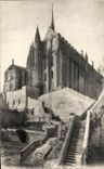 CPA Mont Saint Michel Le chateau et la merveille