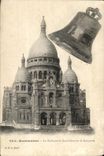 CPA Paris Montmartre the Basilica Of the Sacring Heart And the Savoyard Bell