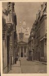 CPA Paris While Strolling Sacring Heart seen of the street Laffitte Montmartre