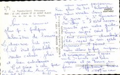 CPA the Lake Leman And Mont Blanc Seen of the Collar of the Sickle