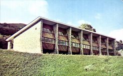 CPSM Cite Secours Saint Pierre A Lourdes Un pavillon 