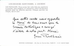 CPSM Cite Secours Saint Pierre A Lourdes Un pavillon 