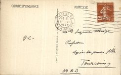 Castillo D Azay de CPA la vista del este del ataque frontal de la cortina en Indre