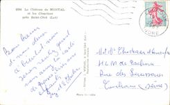 CPA the Castle of Montal and Cesarines close Saint Cere