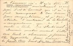 Castillo del conac de CPA de la 1ra puerta de François de la torre del gobernador