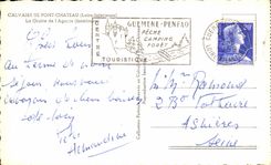 CPA Calvaire De Bridge Castle la cueva de la angustia