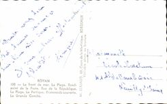 CPA Souvenir De Royan