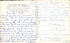 CPA the Garden of Tileries the Place of the Harmony and the avenue of the Champs Elysees