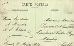 CPA Tour Paris Panorama de Paris pris de la Tour Eiffel