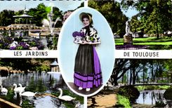 Folklore de la mujer de CPA Jardins De Toulouse