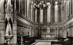 CPA La Delivrande Interieur de la Basilique