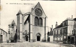 CPA Chartres Eglise Saint Aignan