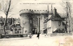 CPA Chartres La Porte Guillaume Tabac